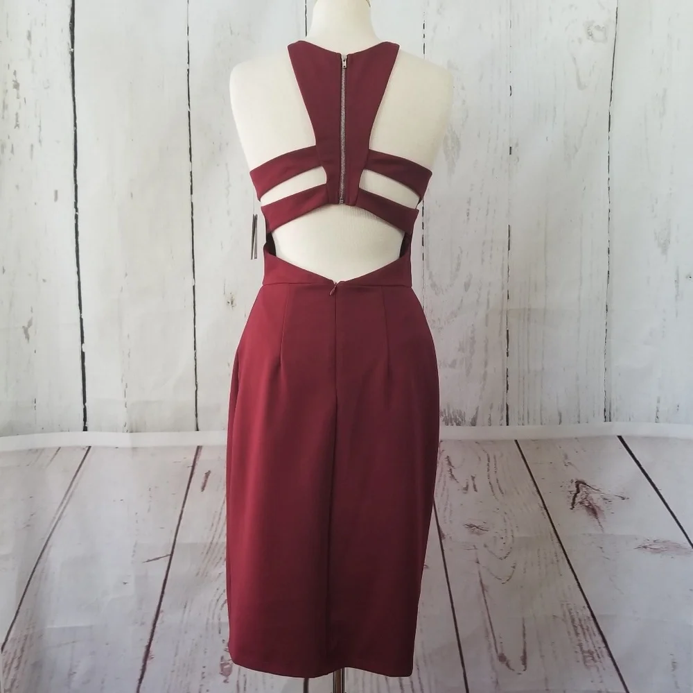 HARPER + LEMON Sleeveless Cutout Midi Dress - Picture 4 of 8